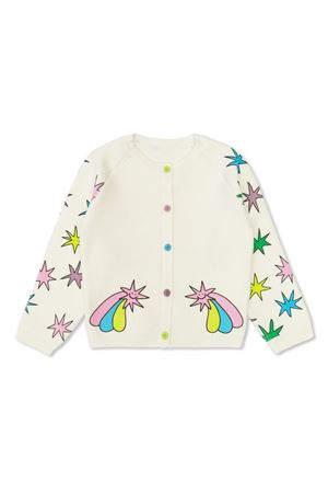 cardigan in cotone bianco STELLA McCARTNEY KIDS | TV9010Z2457101